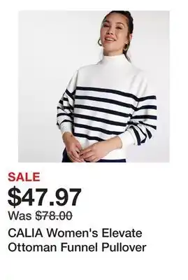 Dick's Sporting Goods CALIA Women's Elevate Ottoman Funnel Pullover offer