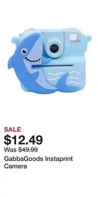 Kohl's GabbaGoods Instaprint Camera offer