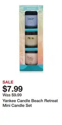 Kohl's Yankee Candle Beach Retreat Mini Candle Set offer
