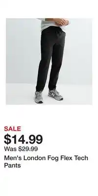 Kohl's Men's London Fog Flex Tech Pants offer