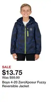 Kohl's Boys 4-20 ZeroXposur Fuzzy Reversible Jacket offer
