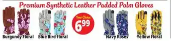 Ocean State Job Lot Premium Synthetic Leather Padded Palm Gloves offer