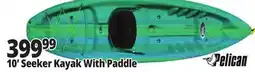 Ocean State Job Lot Pelican Seeker 100X Kayak w/ Paddle offer