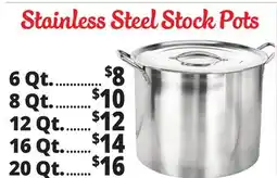 Ocean State Job Lot Stainless Steel Stock Pots offer