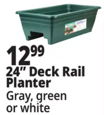 Ocean State Job Lot 24 Deck Rail Planter offer