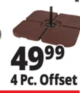 Ocean State Job Lot Offset Umbrella Base 4-Piece offer
