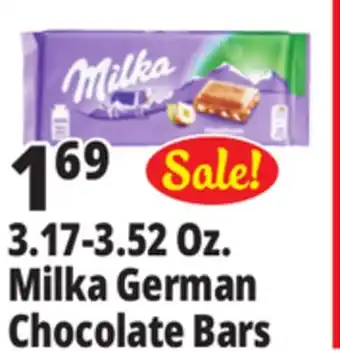Ocean State Job Lot Milka German Milk Chocolate offer