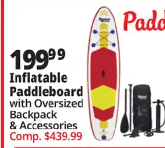 Ocean State Job Lot Inflatable Paddleboard offer