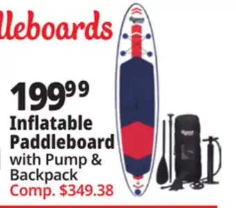 Ocean State Job Lot 10' 6 Inflatable Non-Slip Paddle Board offer