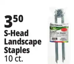 Ocean State Job Lot Tiller & Rowe S-Shaped Landscape Staples 10 Count offer
