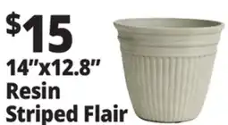 Ocean State Job Lot 14x12.8 Resin Striped Flair offer