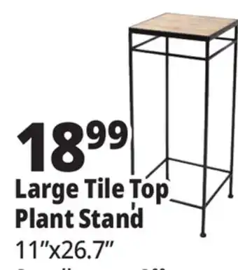 Ocean State Job Lot Large Tile Top Plant Stands offer