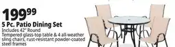 Ocean State Job Lot 5 Pc. Patio Dining Set offer