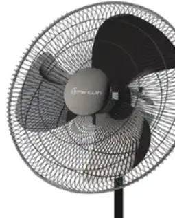 Ocean State Job Lot Penguin Adjustable Pedestal Fan 18 offer