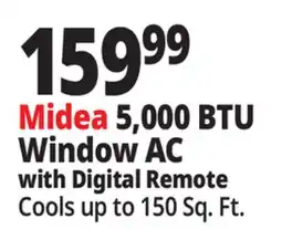 Ocean State Job Lot MIDEA 5 000 BTU ComfortSense Air Conditioner offer
