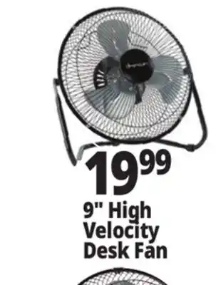Ocean State Job Lot Penguin High Velocity Desk Fan 9 offer