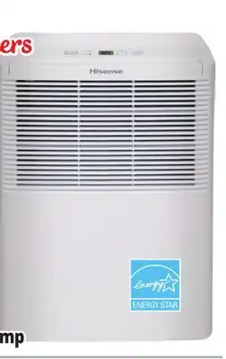Ocean State Job Lot Hisense 35 Pint Dehumidifier offer