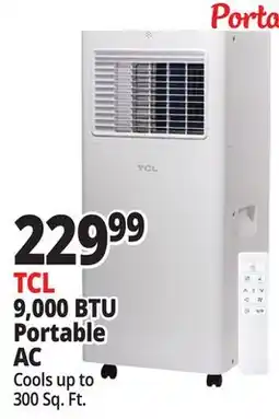 Ocean State Job Lot TCL 9 500 BTU Smart Portable Air Conditioner offer