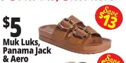 Ocean State Job Lot Muk Luks, Panama Jack & Aero offer