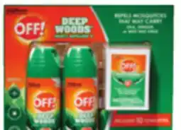 Ocean State Job Lot OFF! Deep Woods Insect Repellent V Combo Pack offer