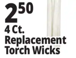 Ocean State Job Lot 4 Ct. Replacement Torch Wicks offer