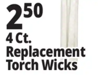 Ocean State Job Lot 4 Ct. Replacement Torch Wicks offer
