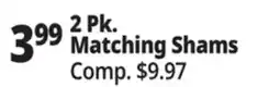 Ocean State Job Lot 2 Pk. Matching Shams offer