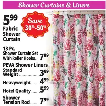Ocean State Job Lot Shower Curtains & Liners offer