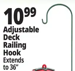 Ocean State Job Lot Adjustable Deck Railing Hook offer