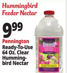 Ocean State Job Lot Pennington Ultra Electro-Nectar Hummingbird Food offer