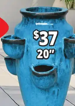 Ocean State Job Lot 20 Outdoor Glazed Ceramic Planter offer