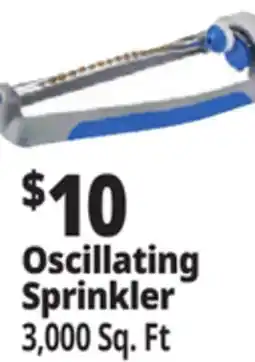 Ocean State Job Lot Tiller & Rowe Oscillating Sprinkler 3 000 sqft offer