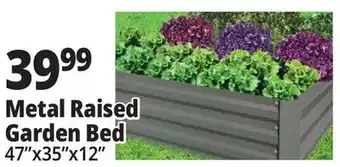 Ocean State Job Lot Tiller & Rowe Metal Raised Garden Bed offer