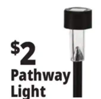 Ocean State Job Lot Solar Pathway Light Black offer