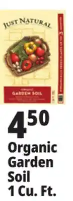 Ocean State Job Lot Just Natural Organic Garden Soil 1 cu ft offer