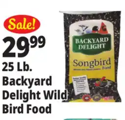 Ocean State Job Lot Backyard Delight Songbird Food 25 lbs offer