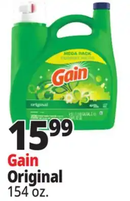 Ocean State Job Lot Gain + Aroma Boost Original Laundry Detergent 154 oz offer