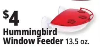 Ocean State Job Lot Hummingbird Window Feeder offer