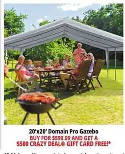 Ocean State Job Lot Caravan Canopy Domain Pro 400 Carport Shelter 20' x 20' offer