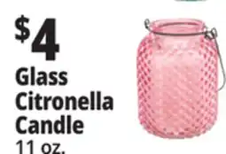 Ocean State Job Lot Glass Citronella Candle offer