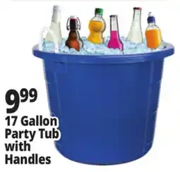 Ocean State Job Lot Party Tub with Rope Handles 17 Gal offer