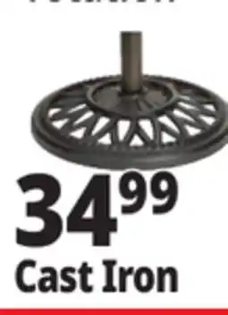 Ocean State Job Lot Cast Iron Patio Umbrella Base 26 lbs offer
