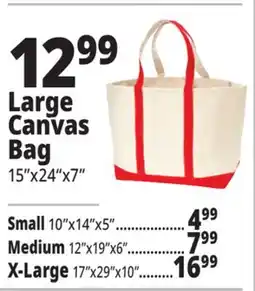 Ocean State Job Lot Large Canvas Bag offer