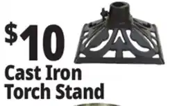 Ocean State Job Lot Cast Iron Torch Stand offer