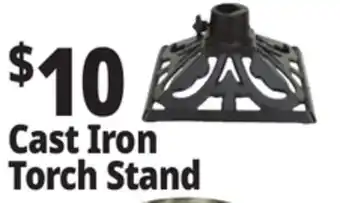 Ocean State Job Lot Cast Iron Torch Stand offer