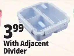 Ocean State Job Lot Food Bento Box With Adjacent Divider offer