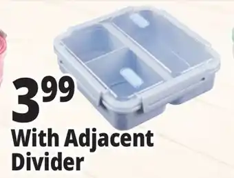 Ocean State Job Lot Food Bento Box With Adjacent Divider offer