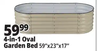 Ocean State Job Lot 4-in-1 Oval Garden Bed offer