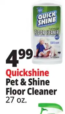 Ocean State Job Lot Quickshine Pet & Shine Floor Cleaner offer