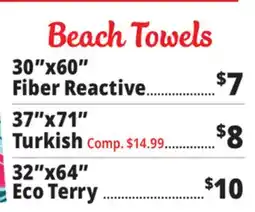 Ocean State Job Lot Beach Towels offer